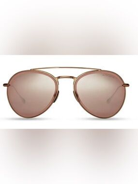 DITA Axial Titanium Rose Gold Aviator Sunglasses